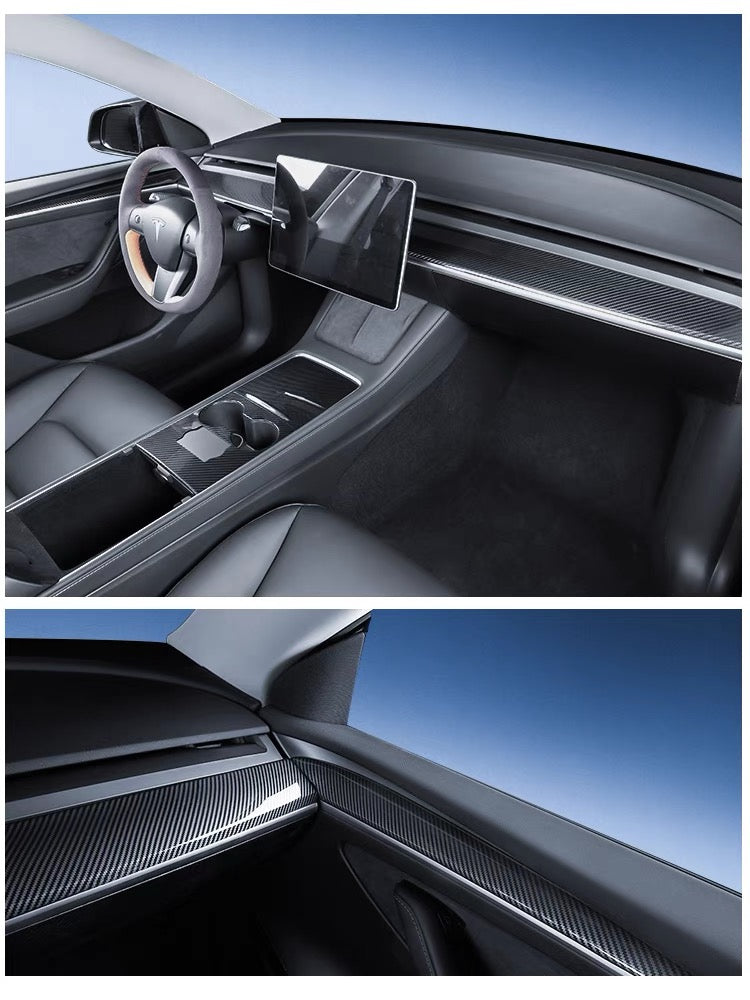 Dash & Door Inlays Covers For Model 3/Y
