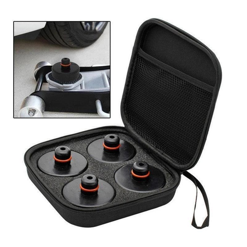 Tesla jack pads stored in the protective carrying case